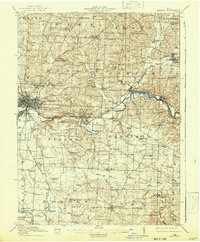 GAMBIER, OH HISTORICAL MAP GEOPDF 15X15