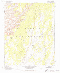 SHONTO NW, AZ HISTORICAL MAP GEOPDF 7.5X