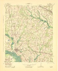 MILLEN, GA HISTORICAL MAP GEOPDF 15X15 G