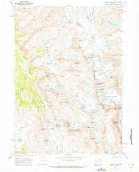 GANNETT PEAK, WY HISTORICAL MAP GEOPDF 7