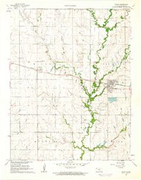POTWIN, KS HISTORICAL MAP GEOPDF 7.5X7.5