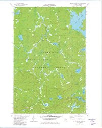 SILVER ISLAND LAKE, MN HISTORICAL MAP GE