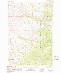 OROFINO MOUNTAIN, MT HISTORICAL MAP GEOP