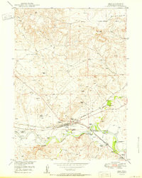 ORIN, WY HISTORICAL MAP GEOPDF 7.5X7.5 G