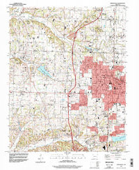 SPRINGDALE, AR HISTORICAL MAP GEOPDF 7.5