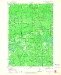 THUNDER MOUNTAIN, WI HISTORICAL MAP GEOP