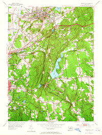 ROCKVILLE, CT HISTORICAL MAP GEOPDF 7.5X