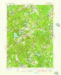 WRENTHAM, MA HISTORICAL MAP GEOPDF 7.5X7