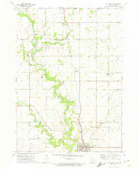 SAINT ANSGAR, IA-MN HISTORICAL MAP GEOPD