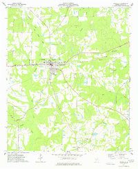 ROCHELLE, GA HISTORICAL MAP GEOPDF 7.5X7