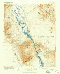 NEEDLES, AZ-CA HISTORICAL MAP GEOPDF 30X
