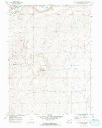 LITTLE ROUND MOUNTAIN, WY HISTORICAL MAP