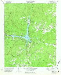 LAKE LURE, NC HISTORICAL MAP GEOPDF 7.5X