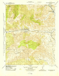FRAZIER MOUNTAIN, CA HISTORICAL MAP GEOP