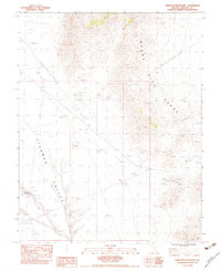 CRESCENT RESERVOIR, NV HISTORICAL MAP GE