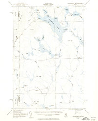 CAUCOMGOMOC LAKE, ME HISTORICAL MAP GEOP