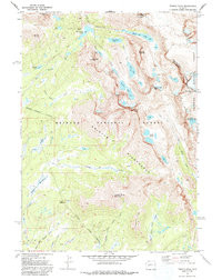 TEMPLE PEAK, WY HISTORICAL MAP GEOPDF 7.