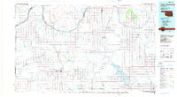 FOSS RESERVOIR, OK-TX HISTORICAL MAP GEO
