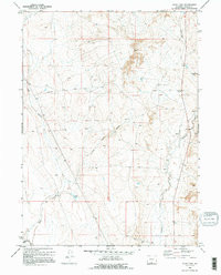 DUCK LAKE, WY HISTORICAL MAP GEOPDF 7.5X