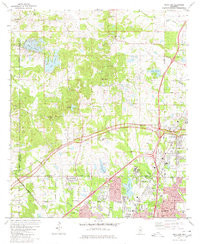 RIDGELAND, MS HISTORICAL MAP GEOPDF 7.5X