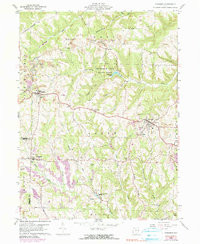 RICHMOND, OH HISTORICAL MAP GEOPDF 7.5X7