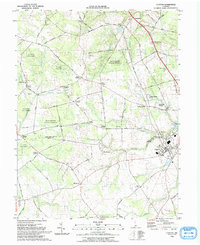 CLAYTON, DE HISTORICAL MAP GEOPDF 7.5X7.