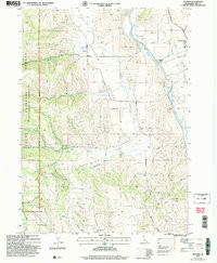 NOUNAN, ID HISTORICAL MAP GEOPDF 7.5X7.5