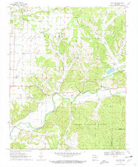 GALLATIN, AR HISTORICAL MAP GEOPDF 7.5X7