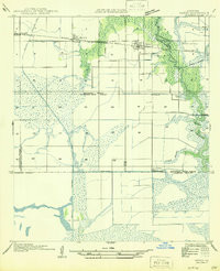 HAYES, LA HISTORICAL MAP GEOPDF 7.5X7.5