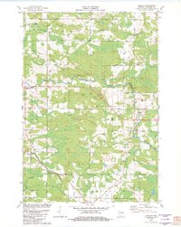 SHEPLEY, WI HISTORICAL MAP GEOPDF 7.5X7.