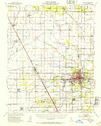 VISALIA, CA HISTORICAL MAP GEOPDF 15X15