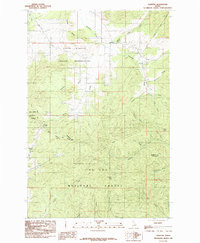 SANDERS, ID HISTORICAL MAP GEOPDF 7.5X7.