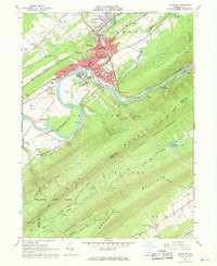 LEWISTOWN, PA HISTORICAL MAP GEOPDF 7.5X