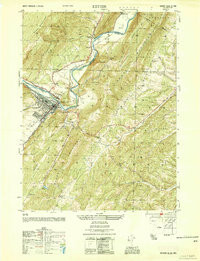 KEYSER, WV-MD HISTORICAL MAP GEOPDF 7.5X