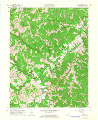 BRUIN, KY HISTORICAL MAP GEOPDF 7.5X7.5