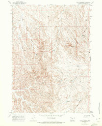 CASTLE GARDENS, WY HISTORICAL MAP GEOPDF