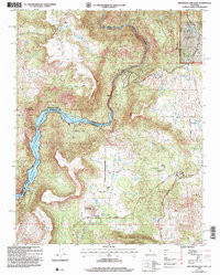 MILLERTON LAKE EAST, CA HISTORICAL MAP G