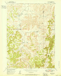 HELL GAP, WY HISTORICAL MAP GEOPDF 7.5X7