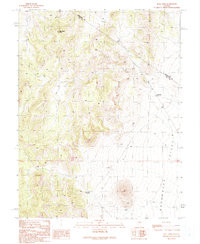 BULL FORK, NV HISTORICAL MAP GEOPDF 7.5X