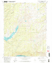 BEAR RIVER RESERVOIR, CA HISTORICAL MAP
