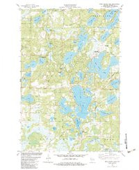 BIRCH ISLAND LAKE, WI HISTORICAL MAP GEO