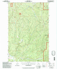 MERRY CREEK, ID HISTORICAL MAP GEOPDF 7.