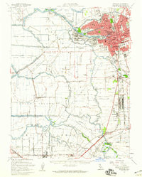 STOCKTON, CA HISTORICAL MAP GEOPDF 15X15