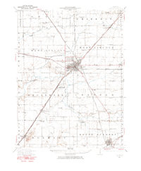 LINCOLN, IL HISTORICAL MAP GEOPDF 15X15