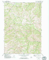 BUTTERCUP MOUNTAIN, ID HISTORICAL MAP GE