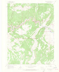 INDIAN WATER CANYON, CO HISTORICAL MAP G