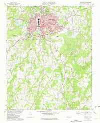ALBEMARLE, NC HISTORICAL MAP GEOPDF 7.5X