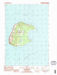 SOUTH MANITOU ISLAND, MI HISTORICAL MAP