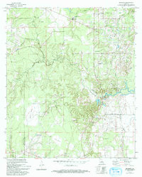 BUCKEYE, LA HISTORICAL MAP GEOPDF 7.5X7.