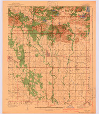 CACHE, OK HISTORICAL MAP GEOPDF 15X15 GR